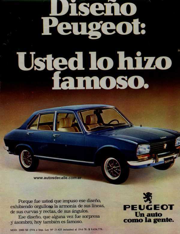 The Peugeot 504 in the press