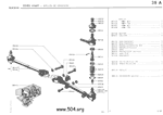 essieu avant: bielles de connexion