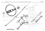 direction: barre de colonne, volant, tube enveloppe(cabriolet et coupé)