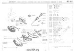 feux clignotants, lanternes avant, feux de stationnement(cabriolet et coupé)